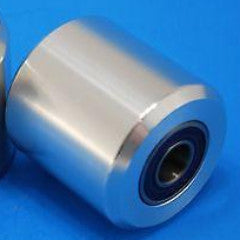 2" X 2"  Platen Idler Wheel Aluminum
