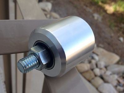 Belt Grinder Knife Grinder wheel set. Two 2"  Idler / Contact Aluminum Wheels