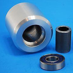 2" X 2"  Platen Idler Wheel Aluminum