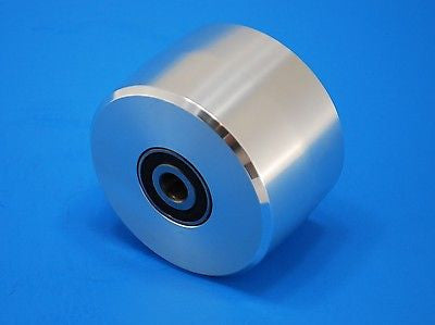 Complete Belt Knife Grinder Wheel Set 5" Drive 24mm bore, 4" Tracking, pair of 2" Idler wheels