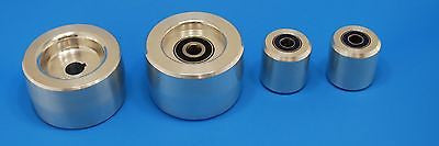 KNIFE MAKING: Belt Grinder Wheel Set,4" Drive 5/8", 4" Tracking, 2" Idler Wheels