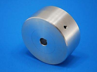 Complete Belt Knife Grinder Wheel Set 5" Drive 24mm bore, 4" Tracking, pair of 2" Idler wheels