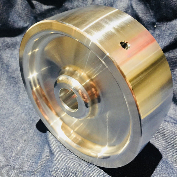 7" Drive Wheel Crowned  6061 Aluminum USA