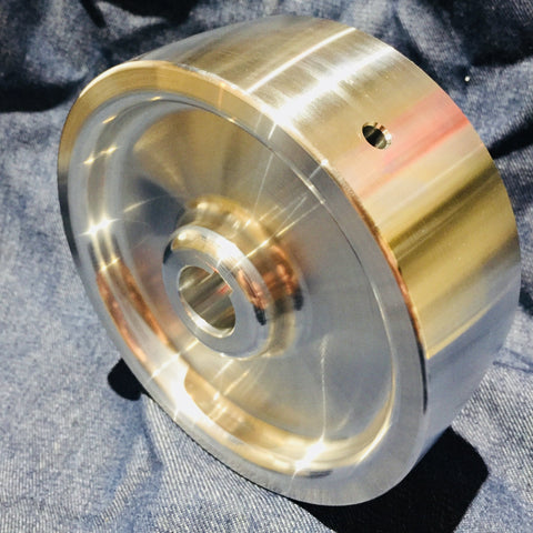 7" Drive Wheel Crowned  6061 Aluminum USA