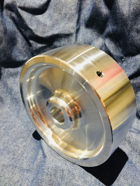 6" Drive Wheel Crowned  6061 Aluminum USA