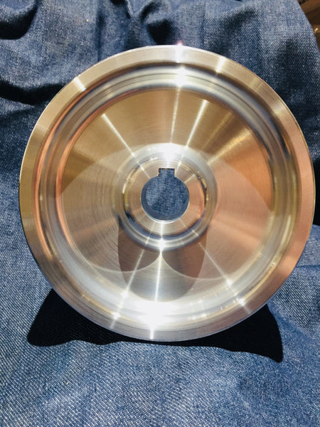 6" Drive Wheel Crowned  6061 Aluminum USA